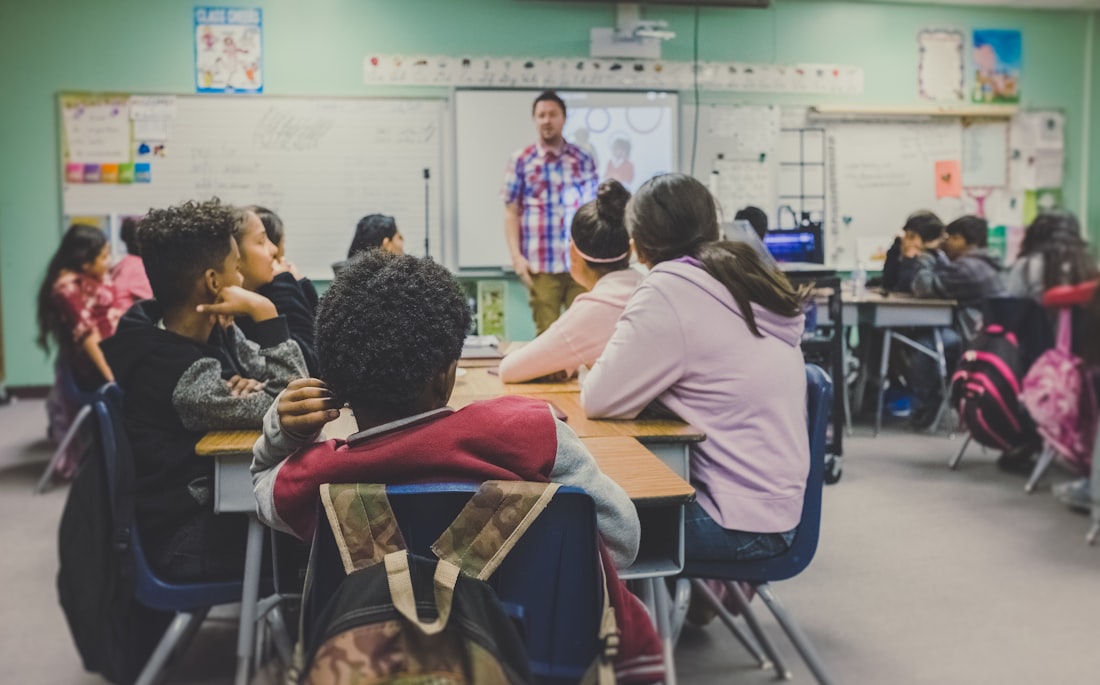 Children learning together in the classroom
